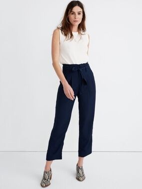 MADEWELL DRAPEY PAPERBAG PANTS
